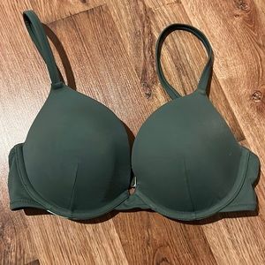 Victoria’s Secret Swim, Push-up Top, Sage Green
